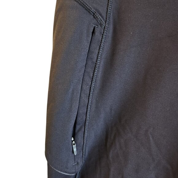 Lululemon Pants Women's Black 6 Leggings Run On Crop 21" Pockets - Picture 5 of 11